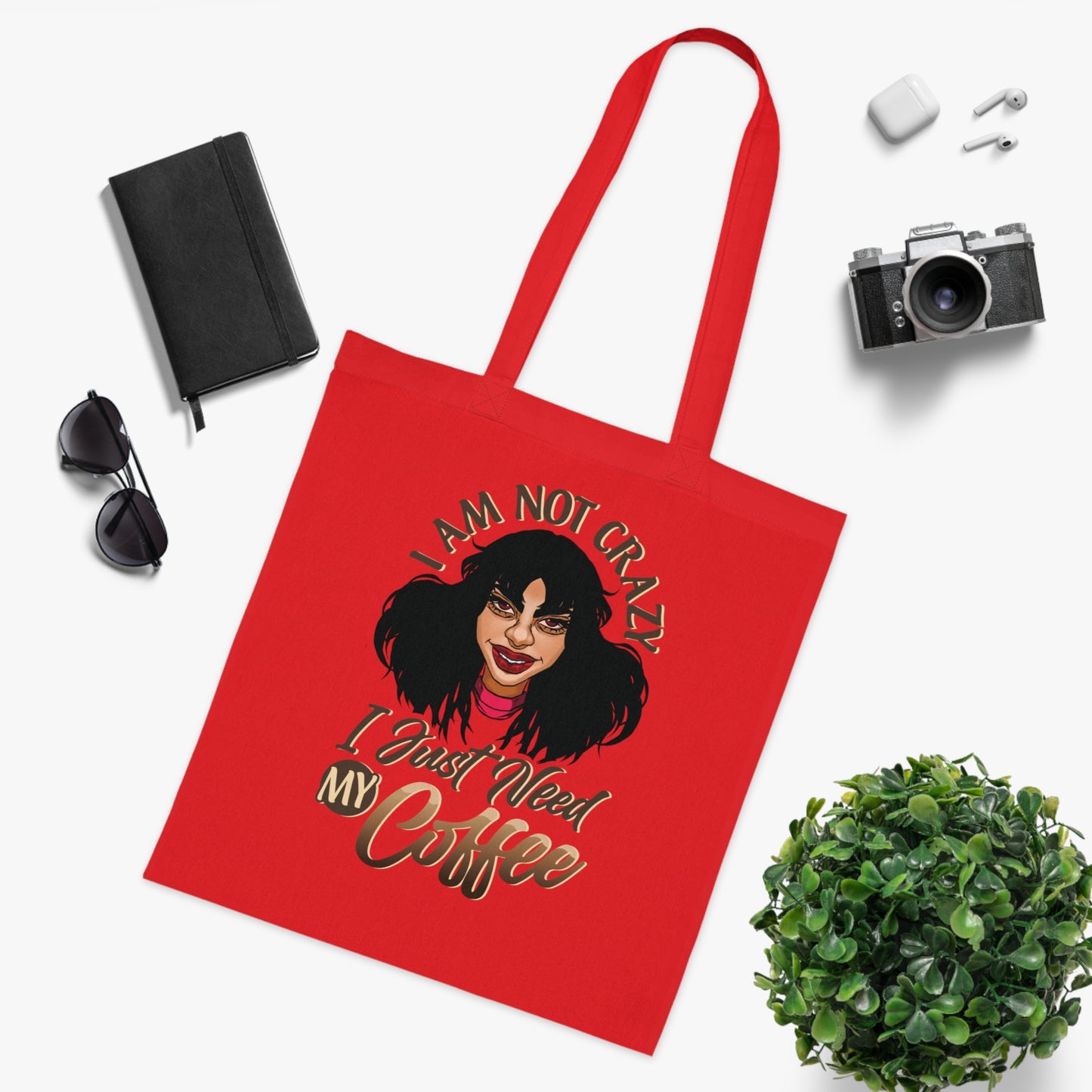Coffee Lovers Tote Bag — Cute Coffee Lover Cotton Tote