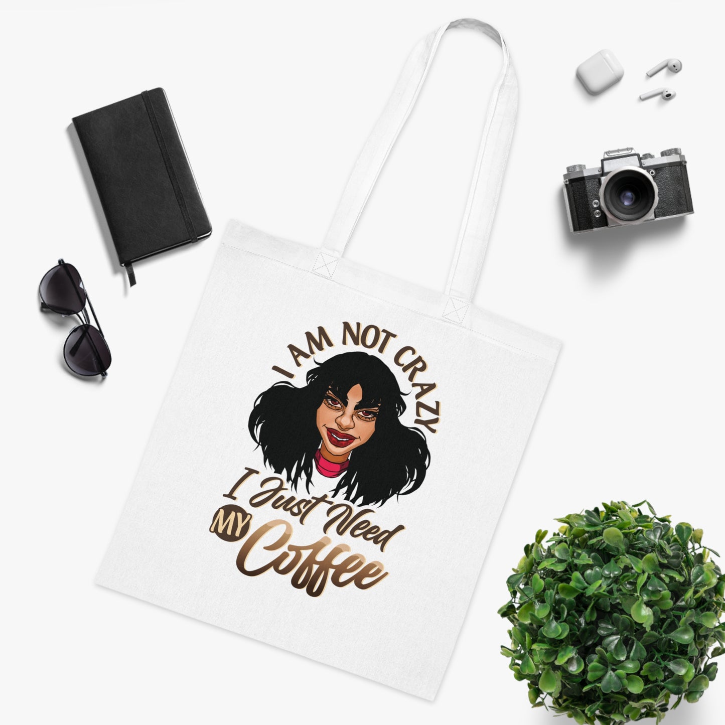 Coffee Lovers Tote Bag — Cute Coffee Lover Cotton Tote