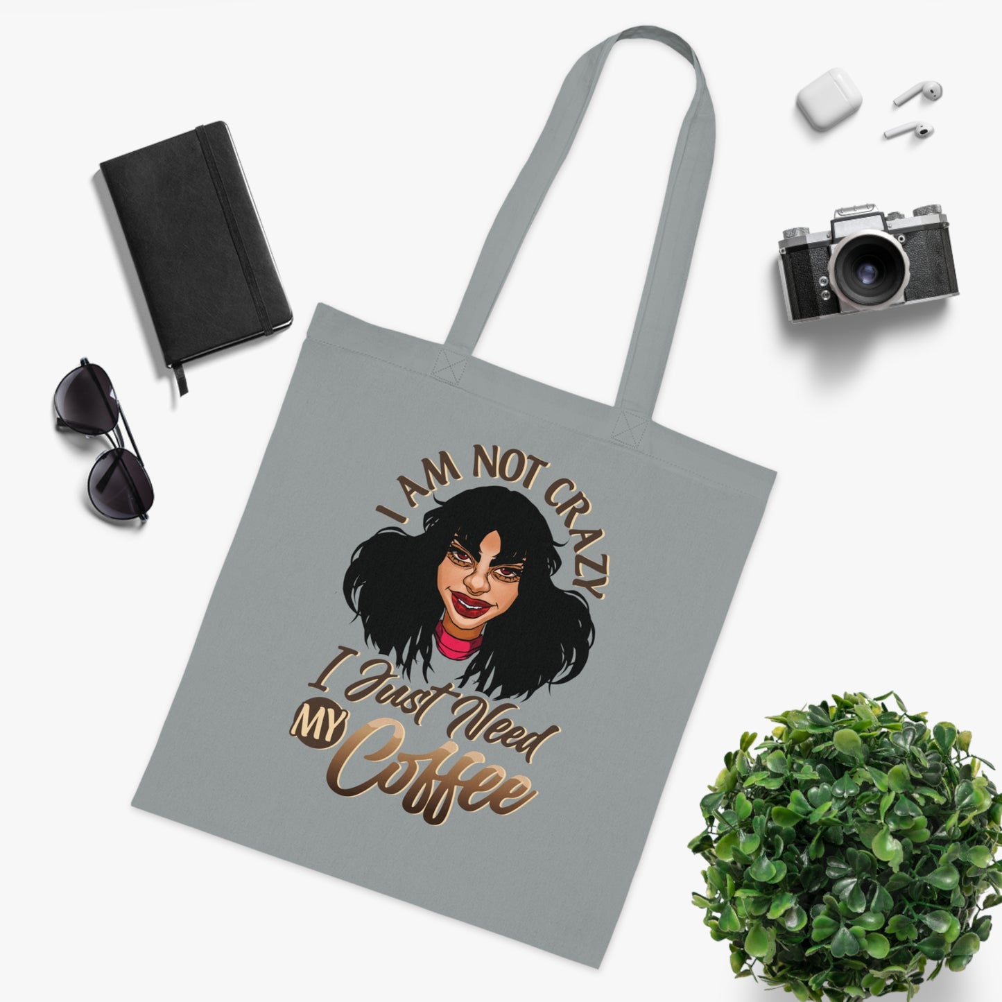 Coffee Lovers Tote Bag — Cute Coffee Lover Cotton Tote