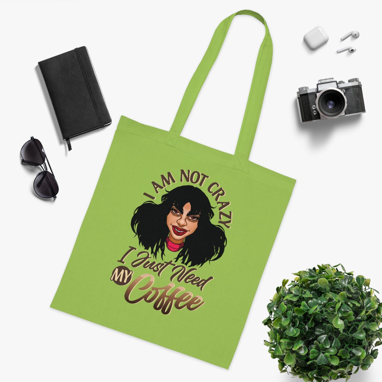 Coffee Lovers Tote Bag — Cute Coffee Lover Cotton Tote